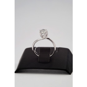 Золота каблучка 750* з діамантом 0.593ct